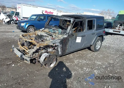 2020 Jeep Wrangler Unlimited Sport S 4X4 from USA, damaged, VIN 1C4HJXDN4LW152654